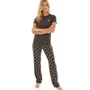 L'amore Couture Womens Shannon Pyjamas Charcoal