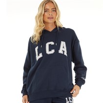 L'amore Couture Womens Athletic Oversized Hoodie Navy