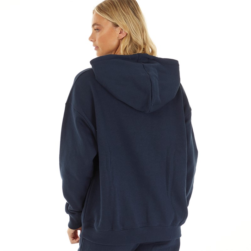 L'amore Couture Womens Athletic Oversized Hoodie Navy