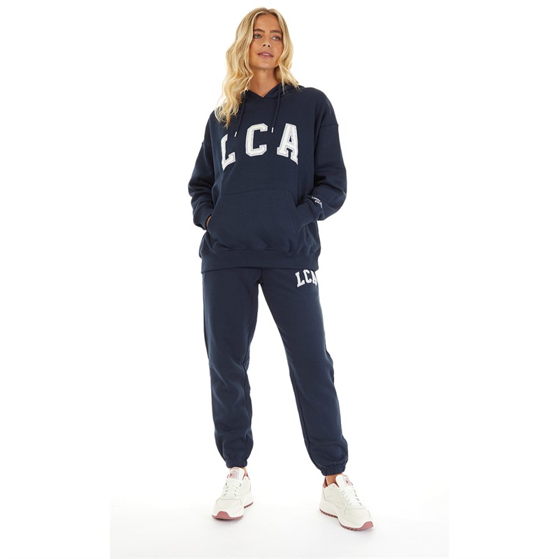 L'amore Couture Womens Athletic Oversized Hoodie Navy