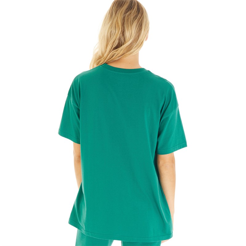 L'amore Couture Womens Lamore Couture Sports Oversized T-Shirt Teal