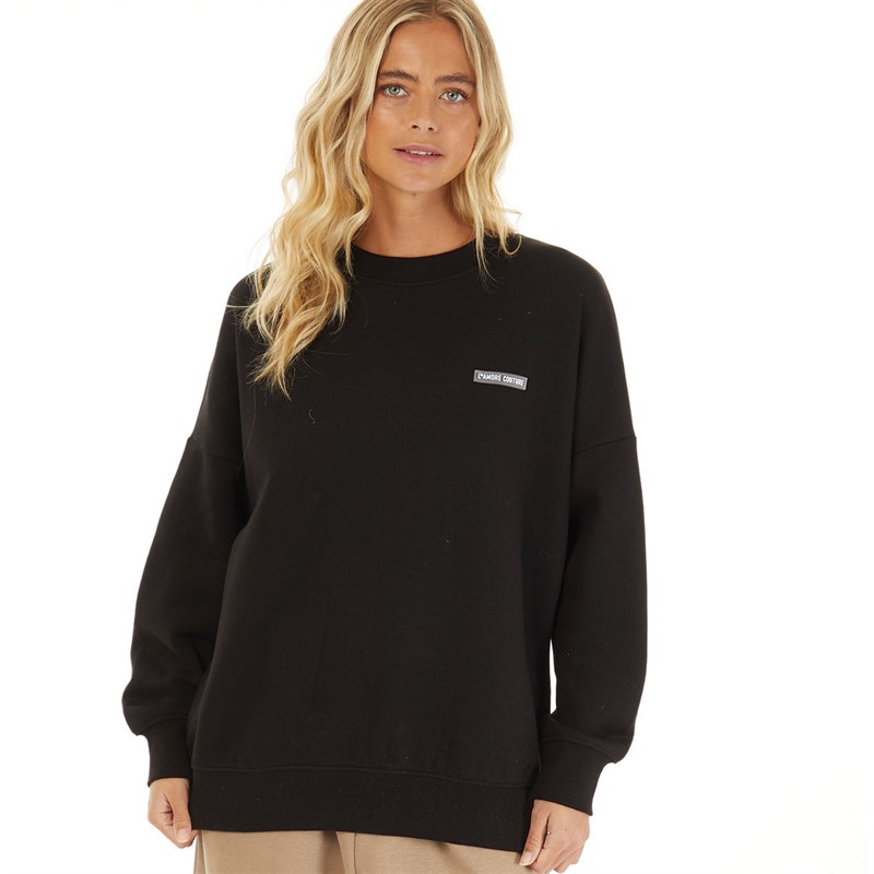 L'amore Couture Womens Ryleigh Sweatshirt Black