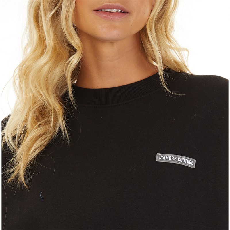 L'amore Couture Womens Ryleigh Sweatshirt Black