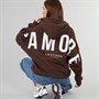 L'amore Couture Womens Ryleigh Hoodie Brown