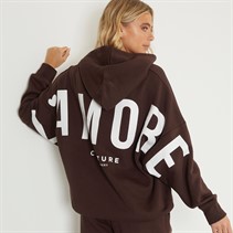 L'amore Couture Womens Ryleigh Hoodie Brown