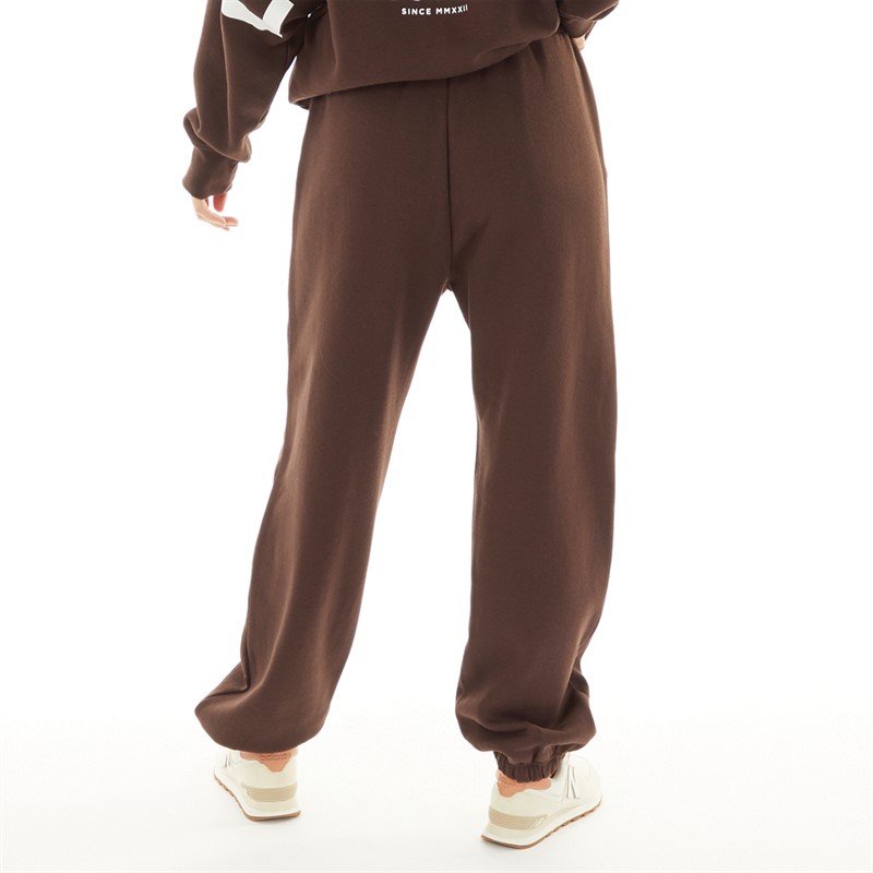 L'amore Couture Womens Ryleigh Loose Fit Joggers Brown