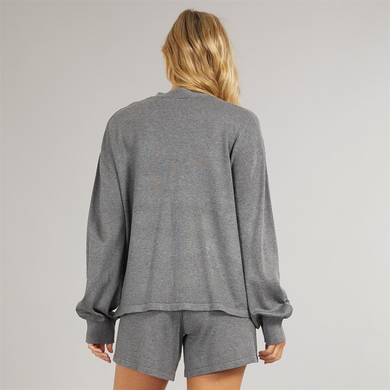 L'amore Couture Womens Viola Knitted Co-Ord Charcoal