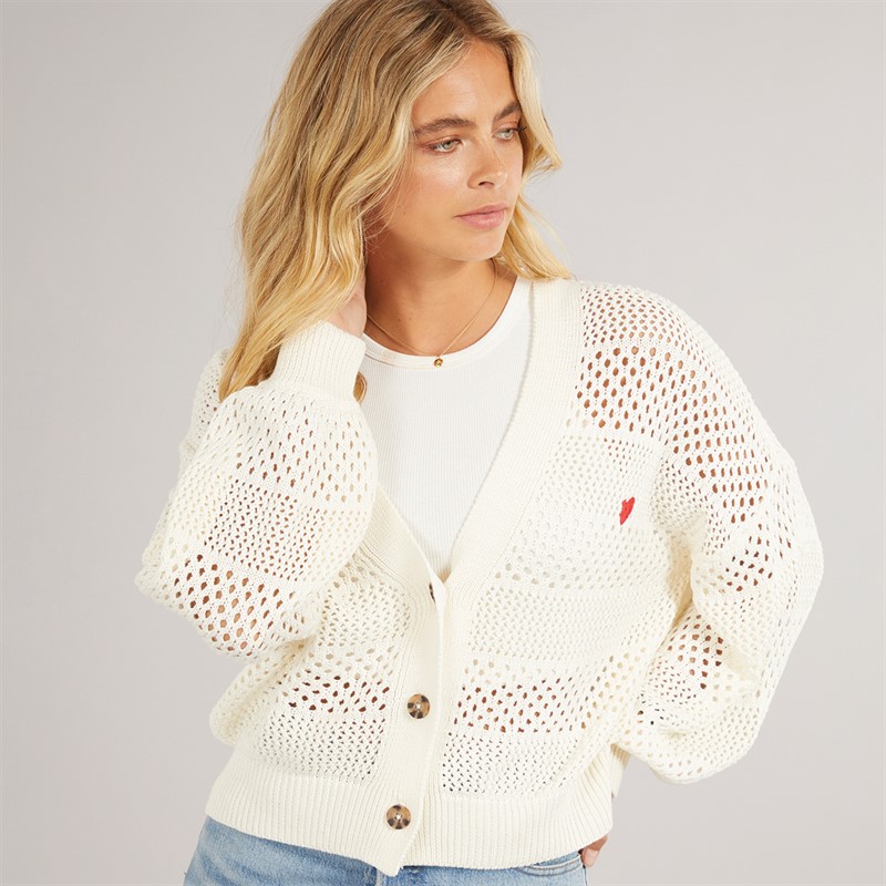 L'amore Couture Womens Marino Cardigan Cream