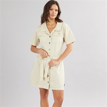 L'amore Couture Womens Ariano Cargo Dress Taupe/Beige