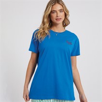 L'amore Couture Womens Trebbia T-Shirt Blue