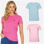 L'amore Couture Womens Malmo Three Pack T-Shirts Hot Pink/Pink/Lilac