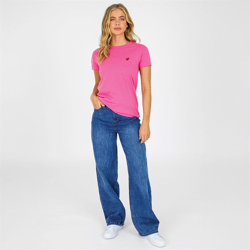 L'amore Couture Womens Malmo Three Pack T-Shirts Hot Pink/Pink/Lilac