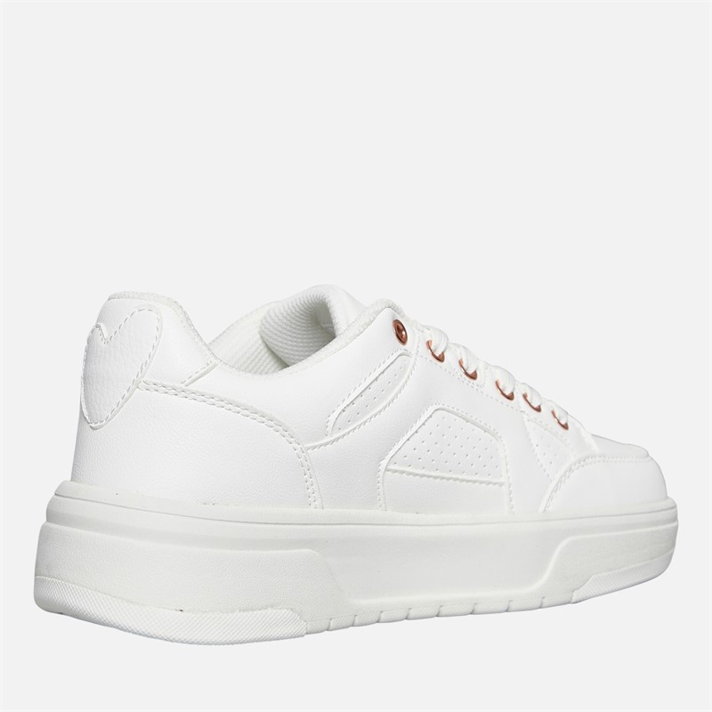 L'amore Couture Womens Eden Trainers White/White