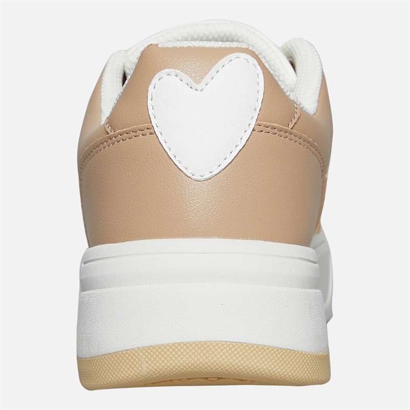 L'amore Couture Womens Eden Trainers Nude/White