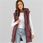 L'amore Couture Womens Starlight Gilet Burgundy