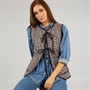 L'amore Couture Womens Atlantic Gilet Leopard