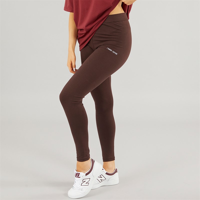 L'amore Couture Womens Ryleigh Leggings Brown - Size 10