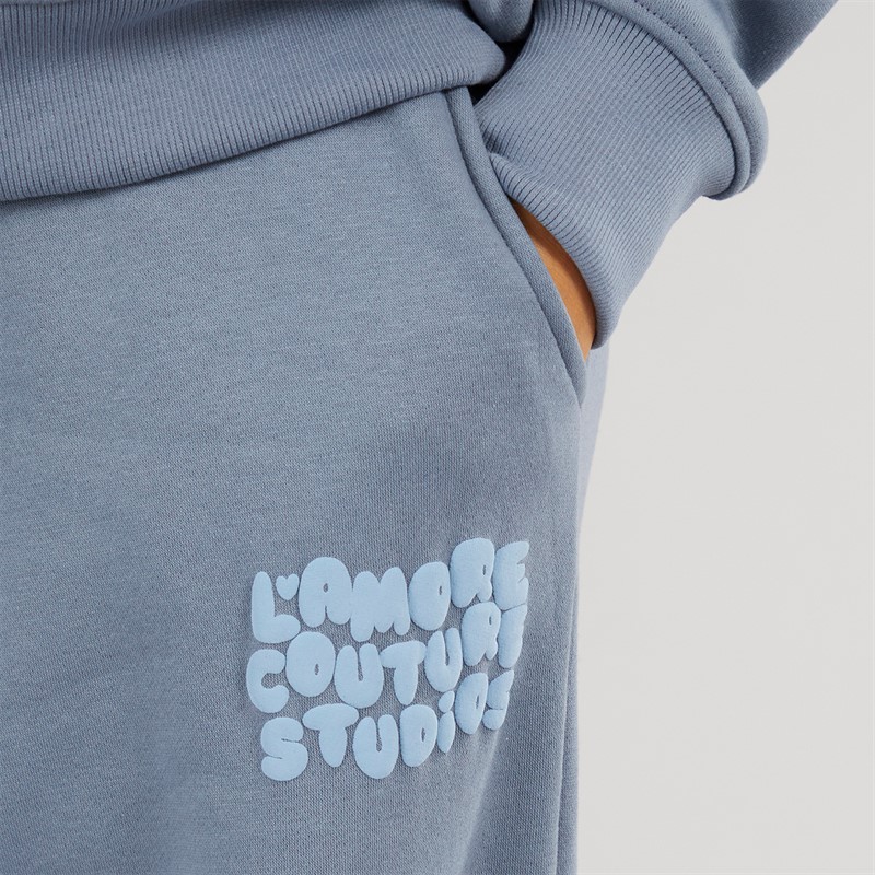 L'amore Couture Womens Compton Joggers Charcoal