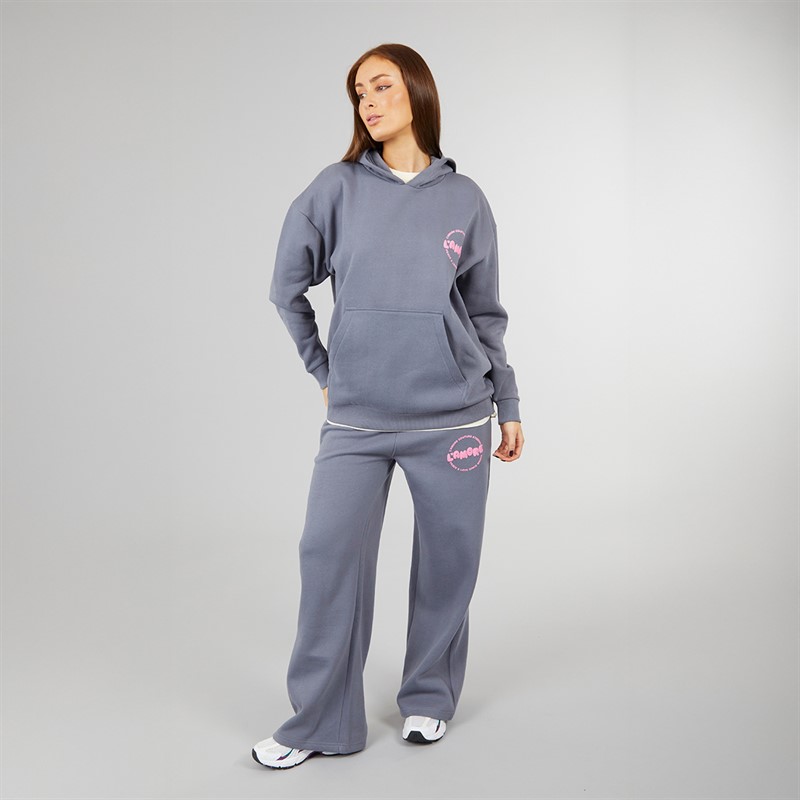 L'amore Couture Womens Glendale Tracksuit Charcoal