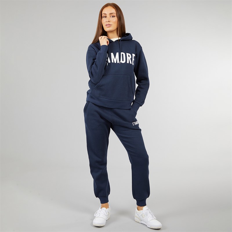 L'amore Couture Womens Leah Tracksuit Navy - Size 10