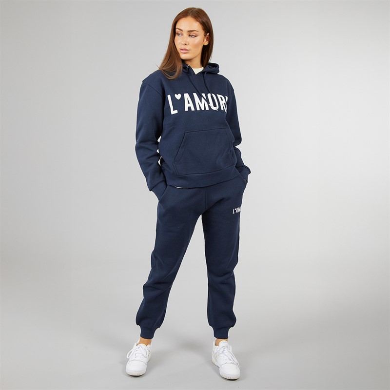 L'amore Couture Womens Leah Tracksuit Navy