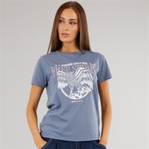 L'amore Couture Womens Serdona T-Shirt Charcoal