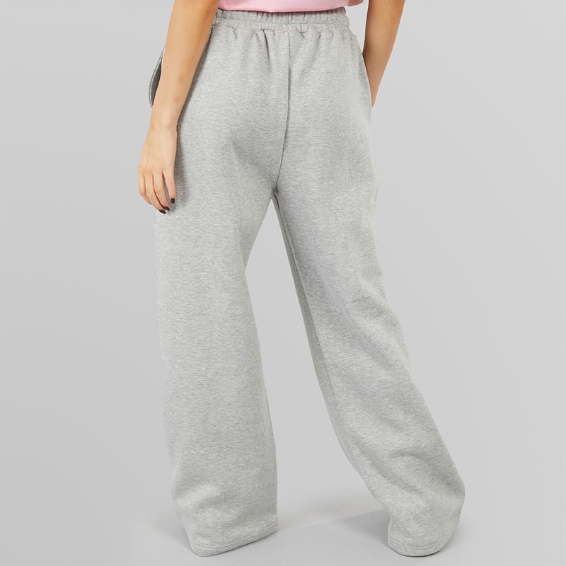 L'amore Couture Womens Carmel Wide Leg Joggers Grey Marl