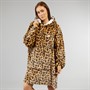 L'amore Couture Womens Animal Oversized Hoodie Multi