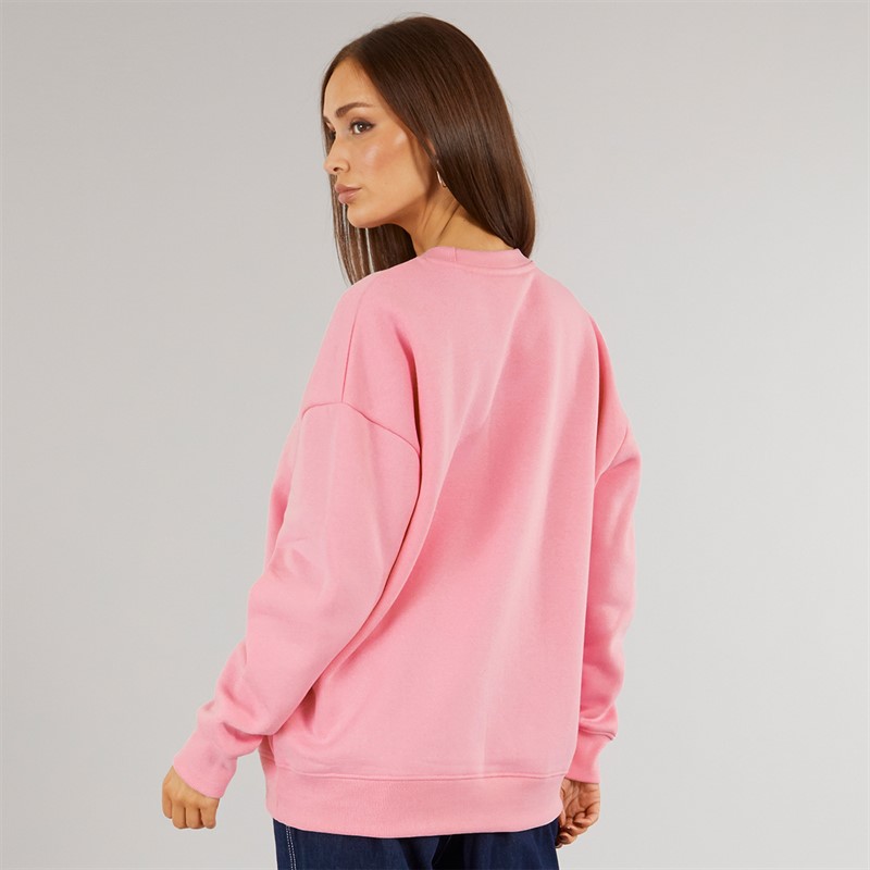 L'amore Couture Womens Denver Sweatshirt Pink