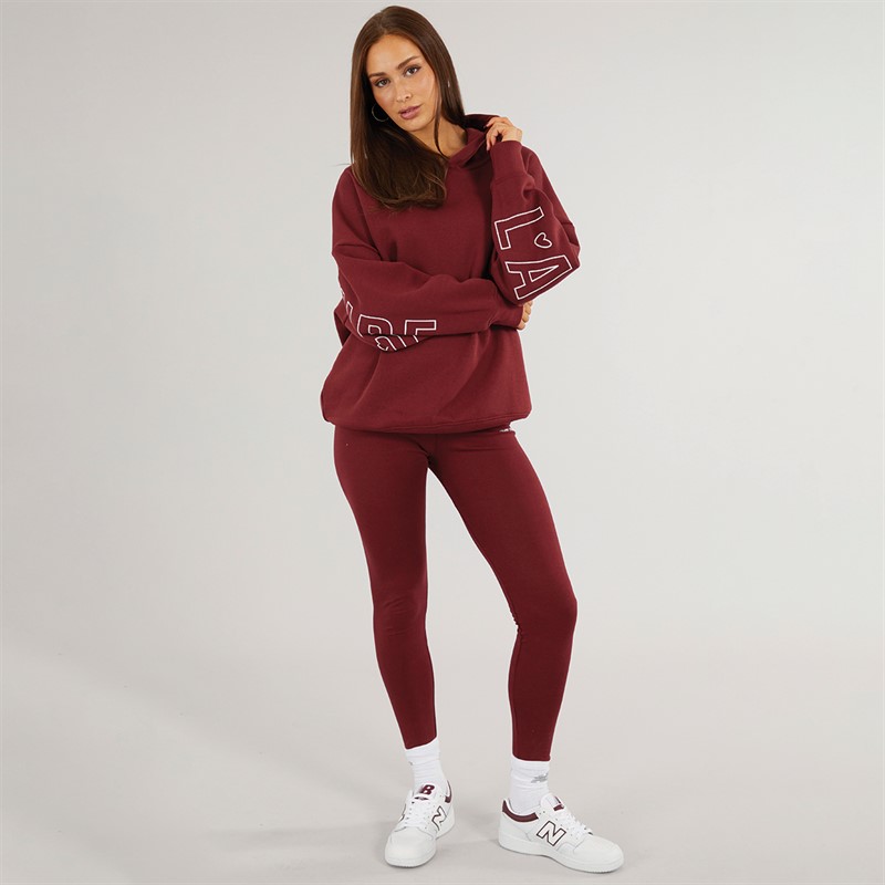 L'amore Couture Womens Ryleigh Leggings Burgundy