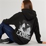L'amore Couture Womens Desert Hoodie Black