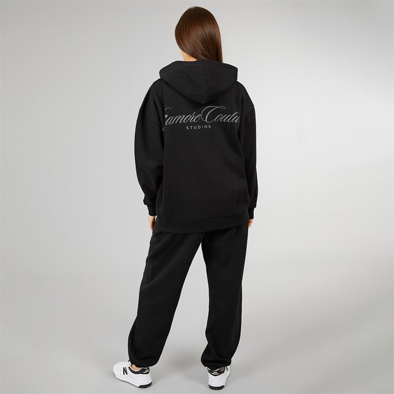 L'amore Couture Womens Somme Tracksuit Black