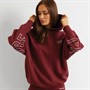 L'amore Couture Womens Norwalk Hoodie Burgundy