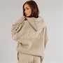 L'amore Couture Womens Norwalk Hoodie Taupe
