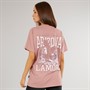 L'amore Couture Womens Berkley Oversized T-Shirt Pink