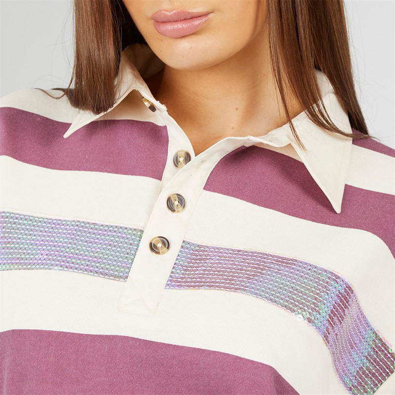 L'amore Couture Womens Bessemer Rugby Shirt Multi