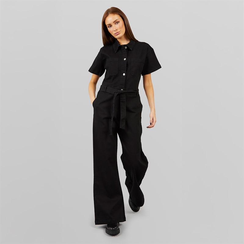 L'amore Couture Womens Springdale Jumpsuit Black