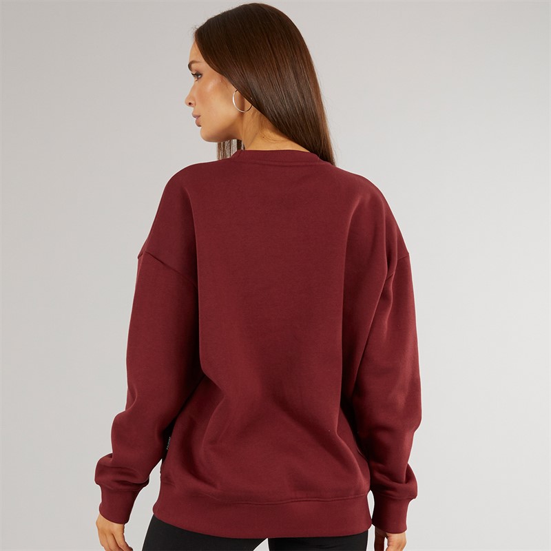 L'amore Couture Womens Hammond Sweatshirt Burgundy