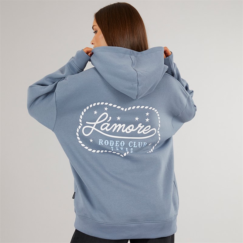 L'amore Couture Womens Heights Hoodie Charcoal