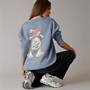 L'amore Couture Womens Kyoto Sweatshirt Charcoal