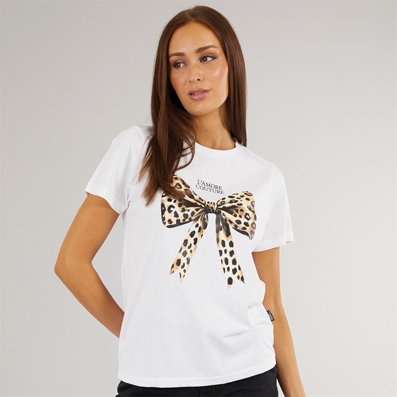 L'amore Couture Womens Danville T-Shirt White