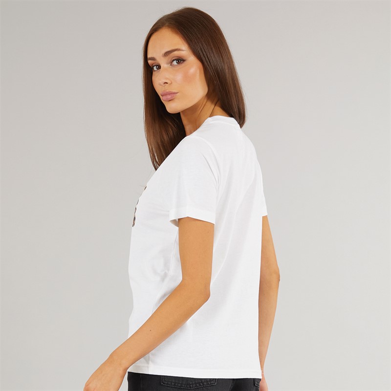 L'amore Couture Womens Danville T-Shirt White
