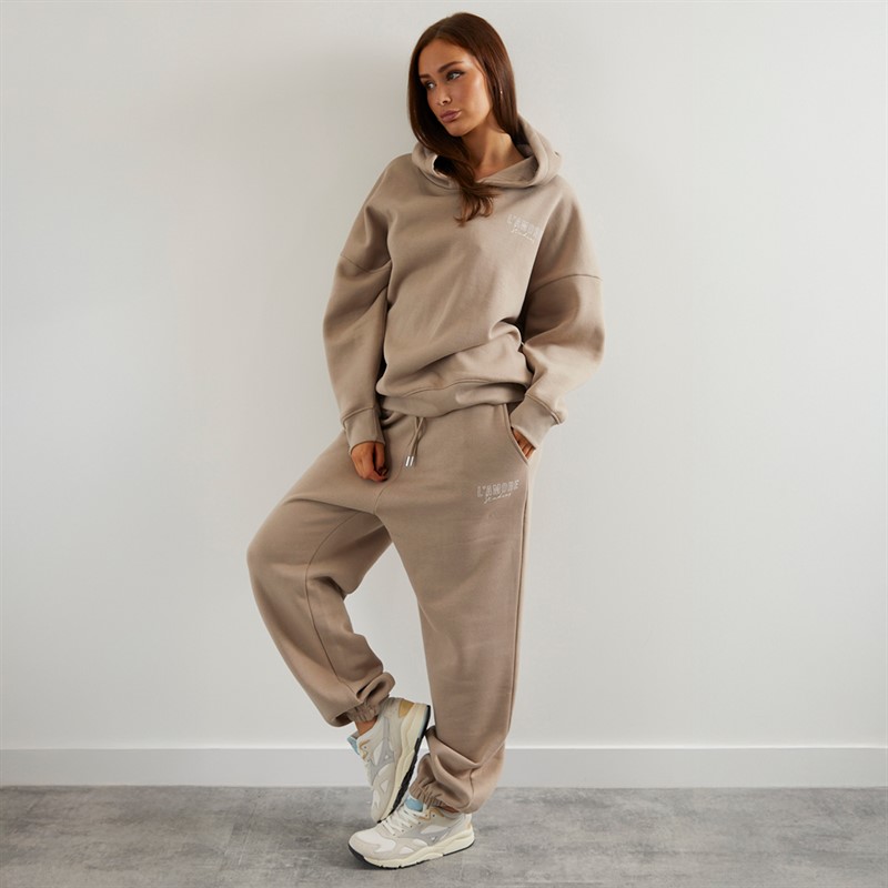 L'amore Couture Womens Norwalk Joggers Taupe