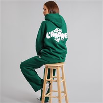 L'amore Couture Womens Minorca Oversized Tracksuit Dark Green