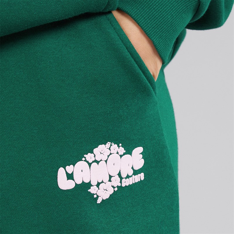 L'amore Couture Womens Minorca Oversized Tracksuit Dark Green