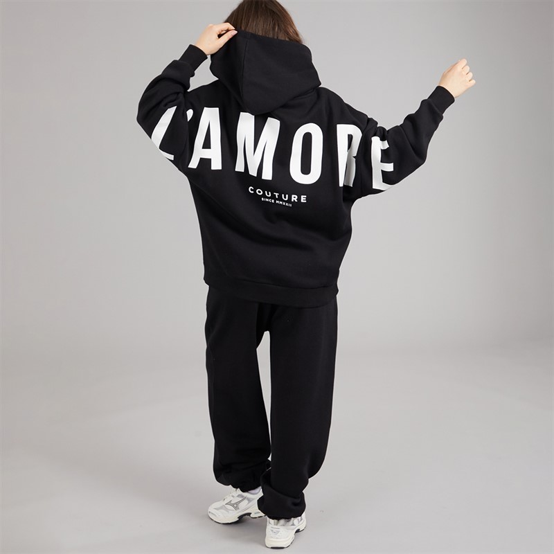 L'amore Couture Womens Capraia Tracksuit Black