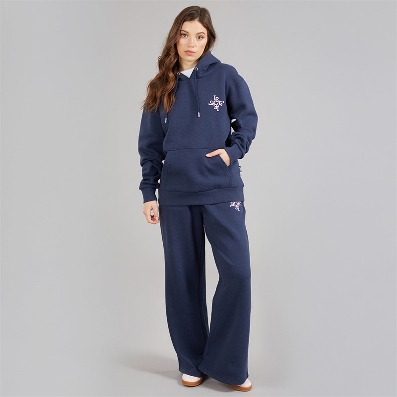 L'amore Couture Womens Teramo Embroided Tracksuit Navy