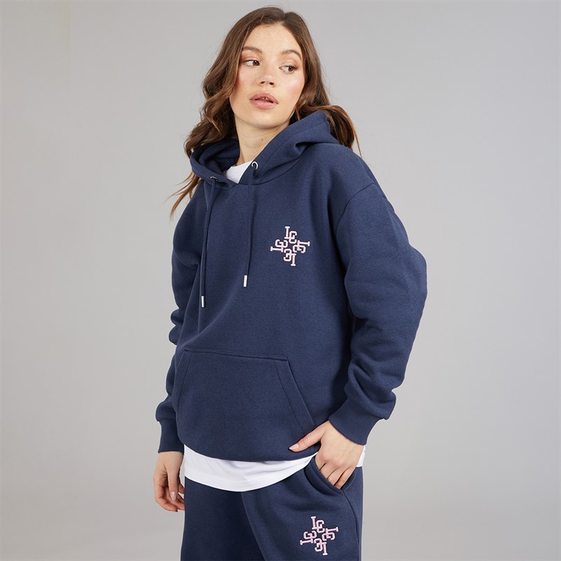 L'amore Couture Womens Teramo Embroided Tracksuit Navy