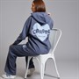 L'amore Couture Womens Brinas Oversized Tracksuit Slate Blue