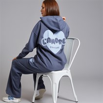 L'amore Couture Womens Brinas Oversized Tracksuit Slate Blue